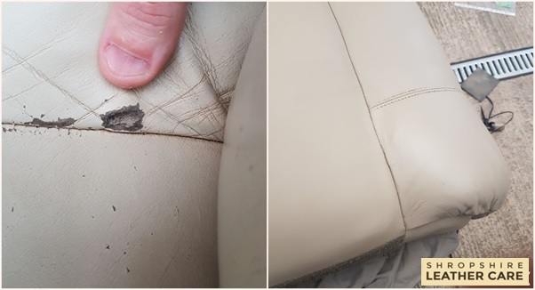 leather sofa repairs telford